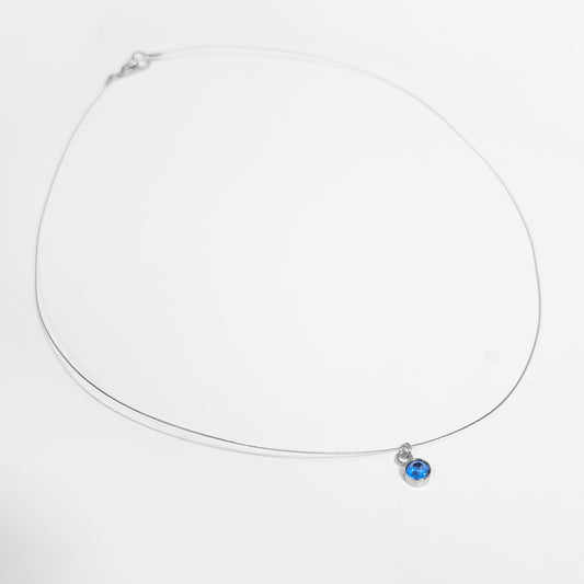 MINI STEEL BLUE CRYSTAL II