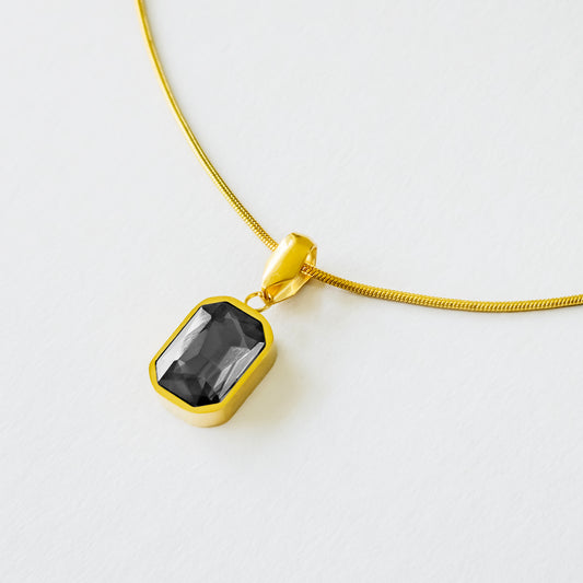SQUARE GOLDEN DARK CRYSTAL