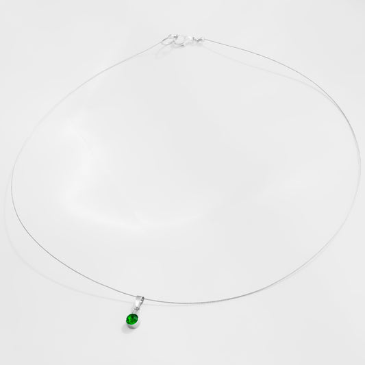MINI STEEL DARK GREEN CRYSTAL