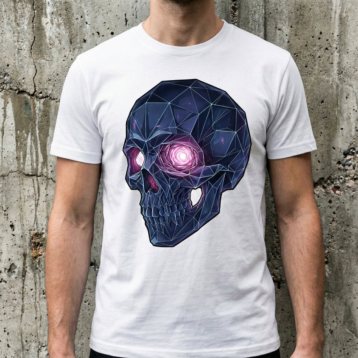 MYSTIC SKULL WHITE TEE