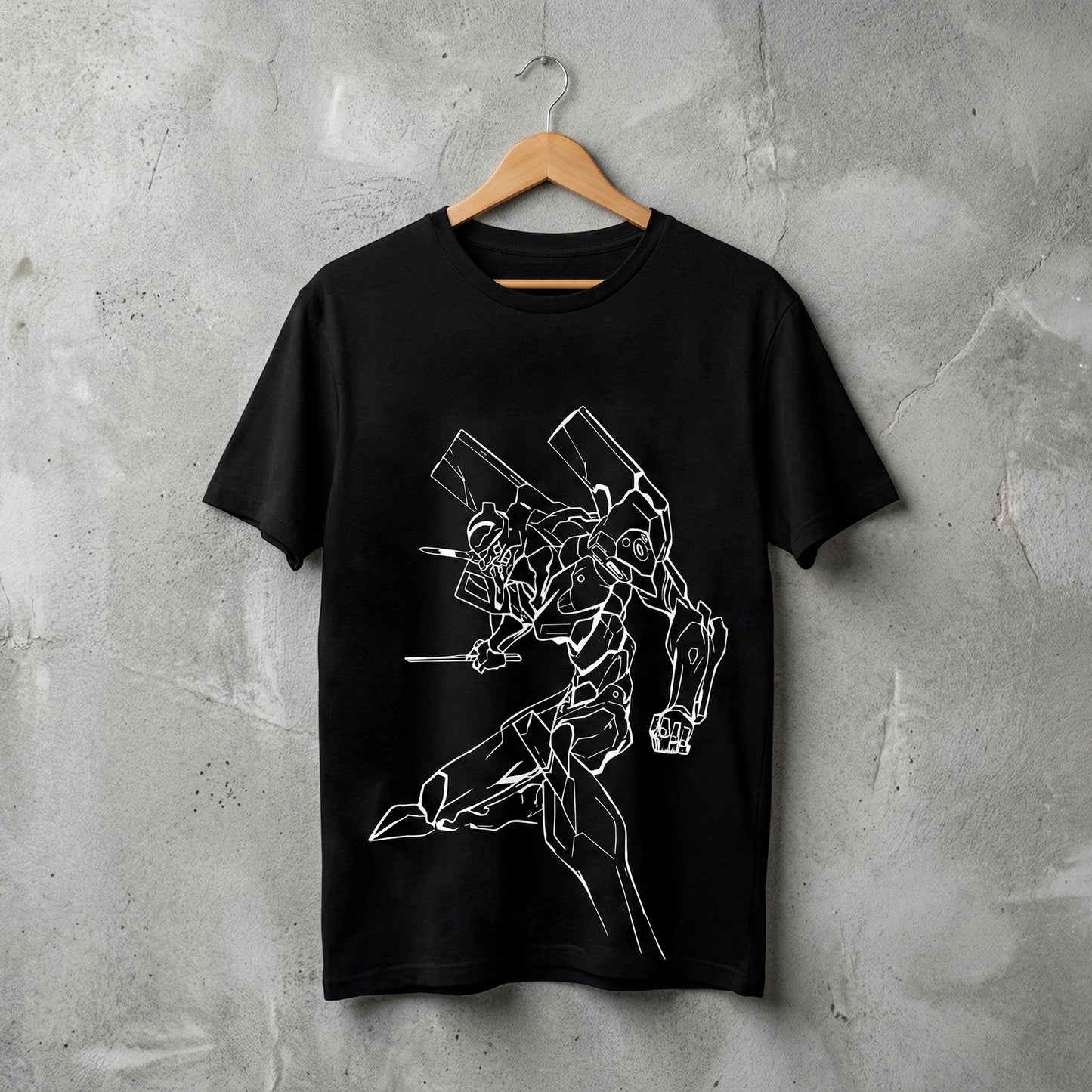 EVANGELION EVA 02 BLACK TEE