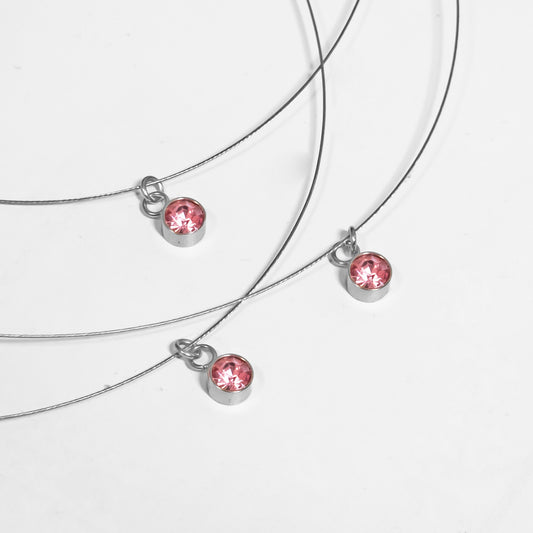 MINI STEEL PINK CRYSTAL