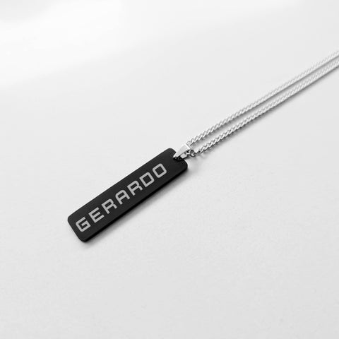 DARK STEEL NAME TAG II