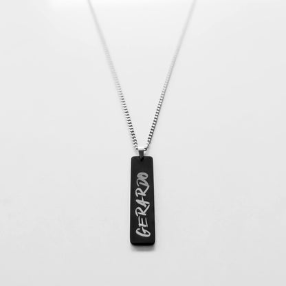 DARK STEEL NAME TAG