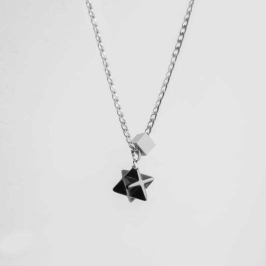 3D QUARTZ BLACK STAR