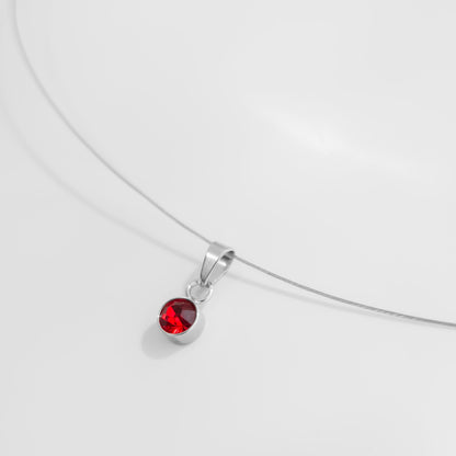 MINI STEEL DARK RED CRYSTAL