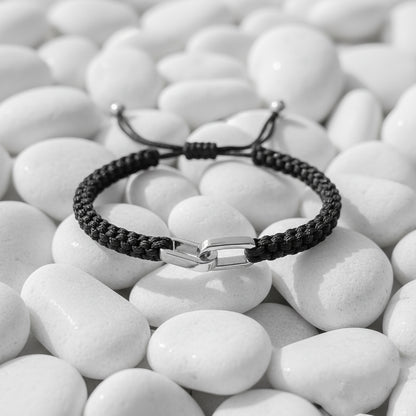 PULSERA TRENZADA ESLABONES