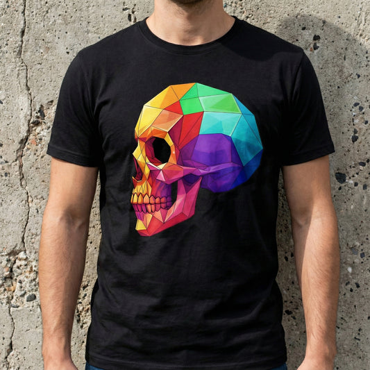 RAINBOW SKULL BLACK TEE II