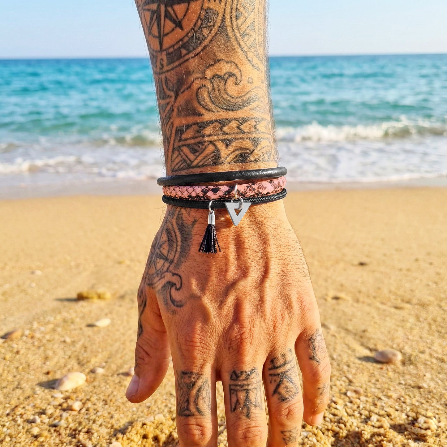 MIX PINK SNAKE TRIANGLE