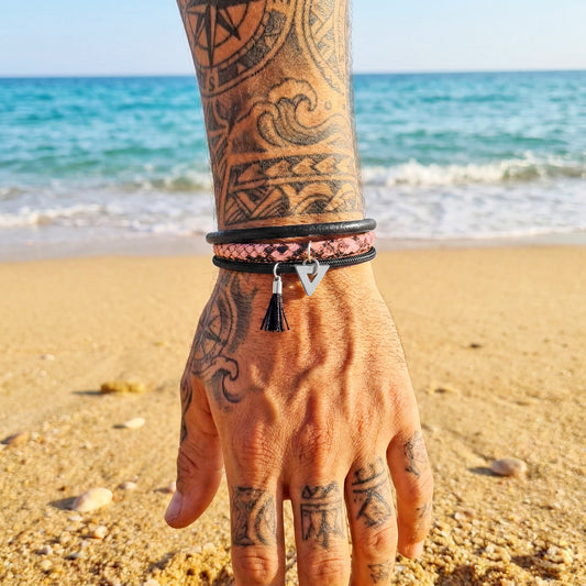 MIX PINK SNAKE TRIANGLE