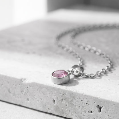 MINI STEEL PINK CRYSTAL
