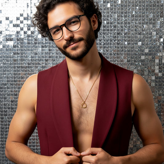 COLLAR DUAL, ARMONIA Y PROTECCION, DORADO