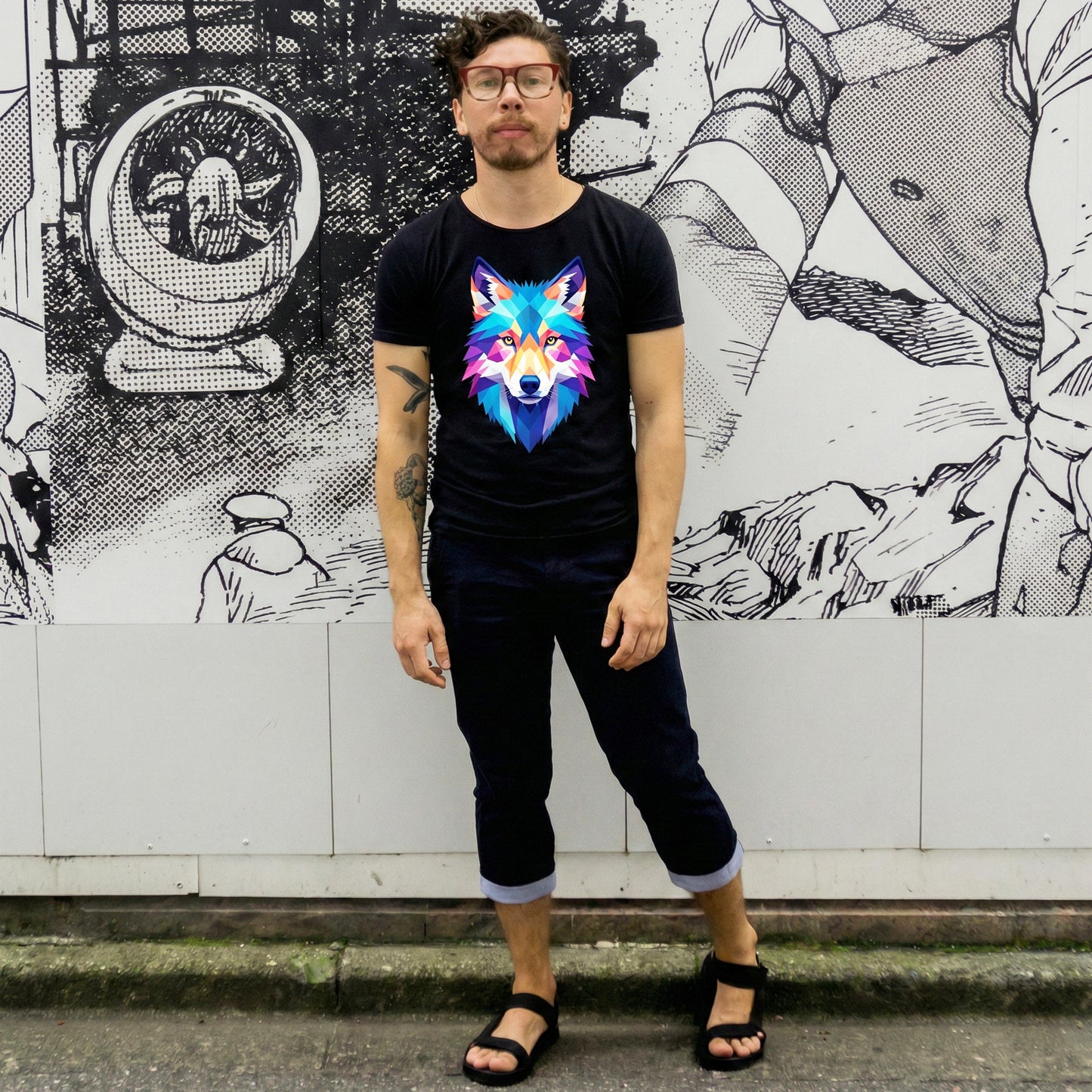 WOLF COLORS BACK TEE