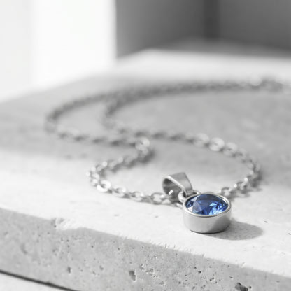 MINI STEEL BLUE CRYSTAL