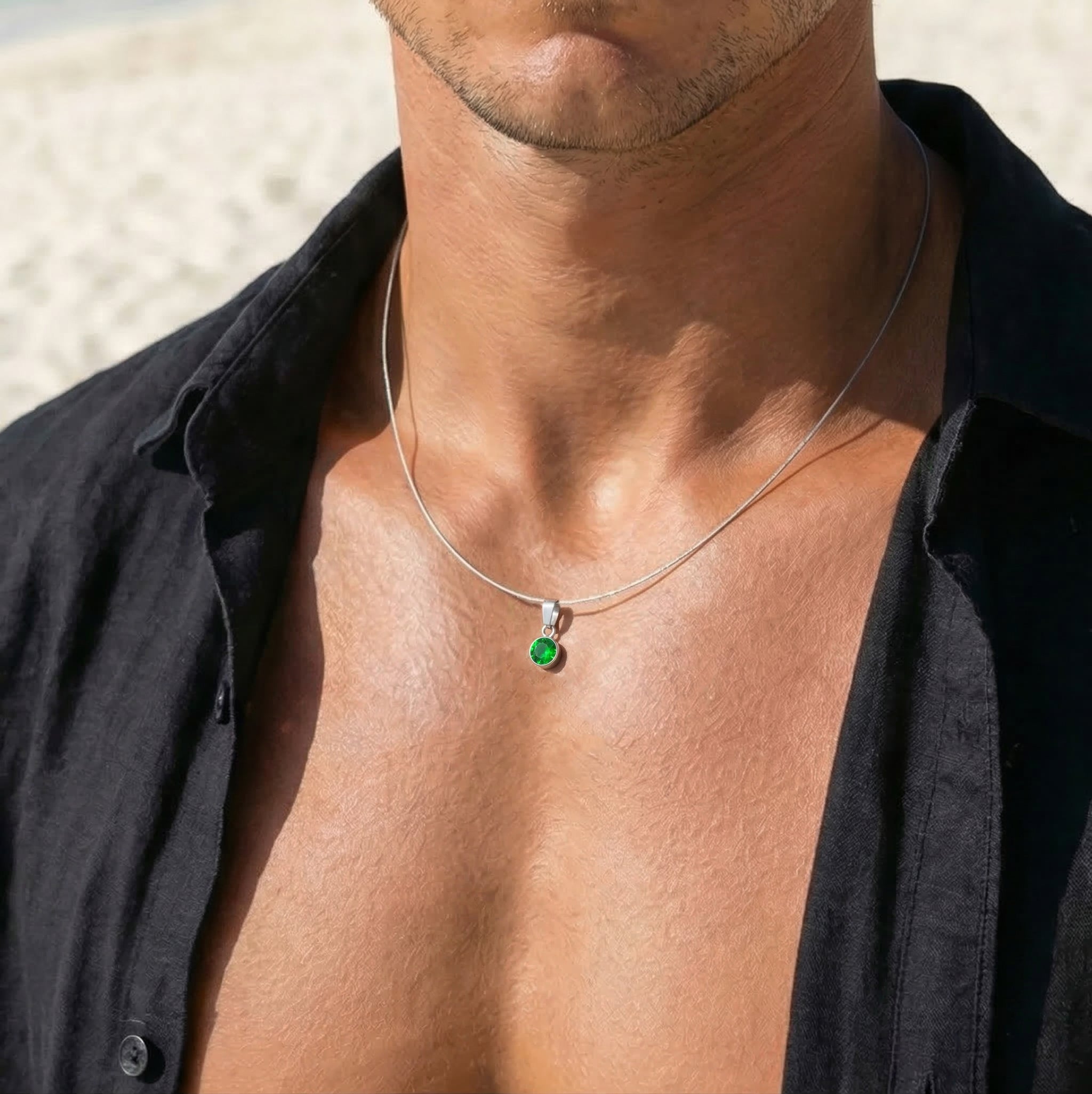 MINI STEEL GREEN CRYSTAL