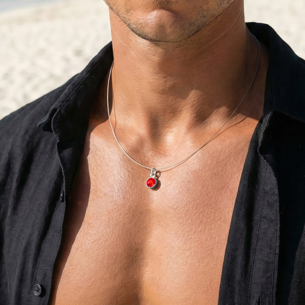 MINI STEEL RED CRYSTAL