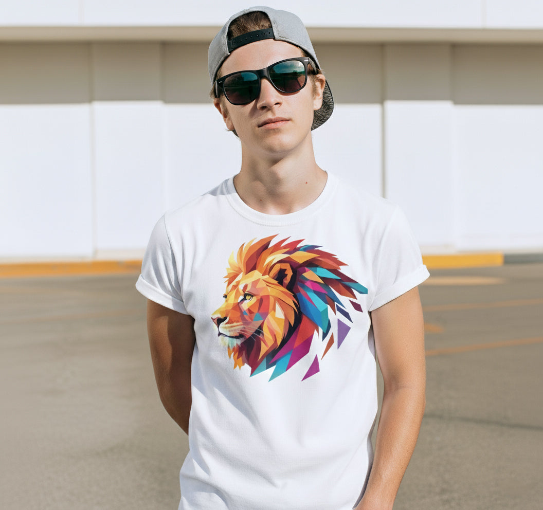 SIDE ROAR WHITE TEE