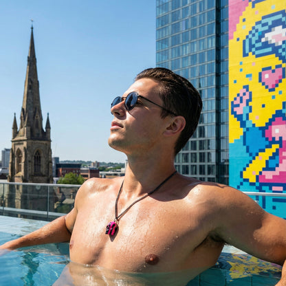 PINK VENOM POLISHED SKULL