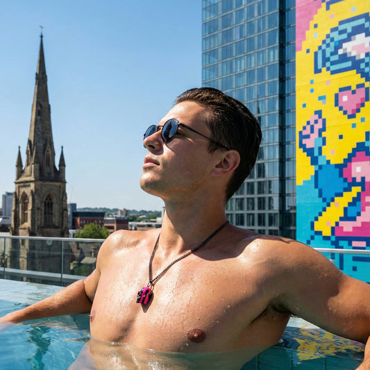 PINK VENOM POLISHED SKULL