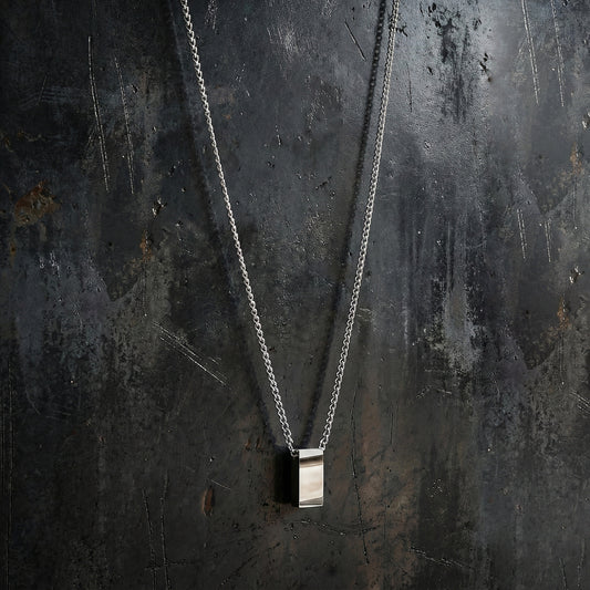 MINI TAG, COLLAR DE ACERO INOXIDABLE