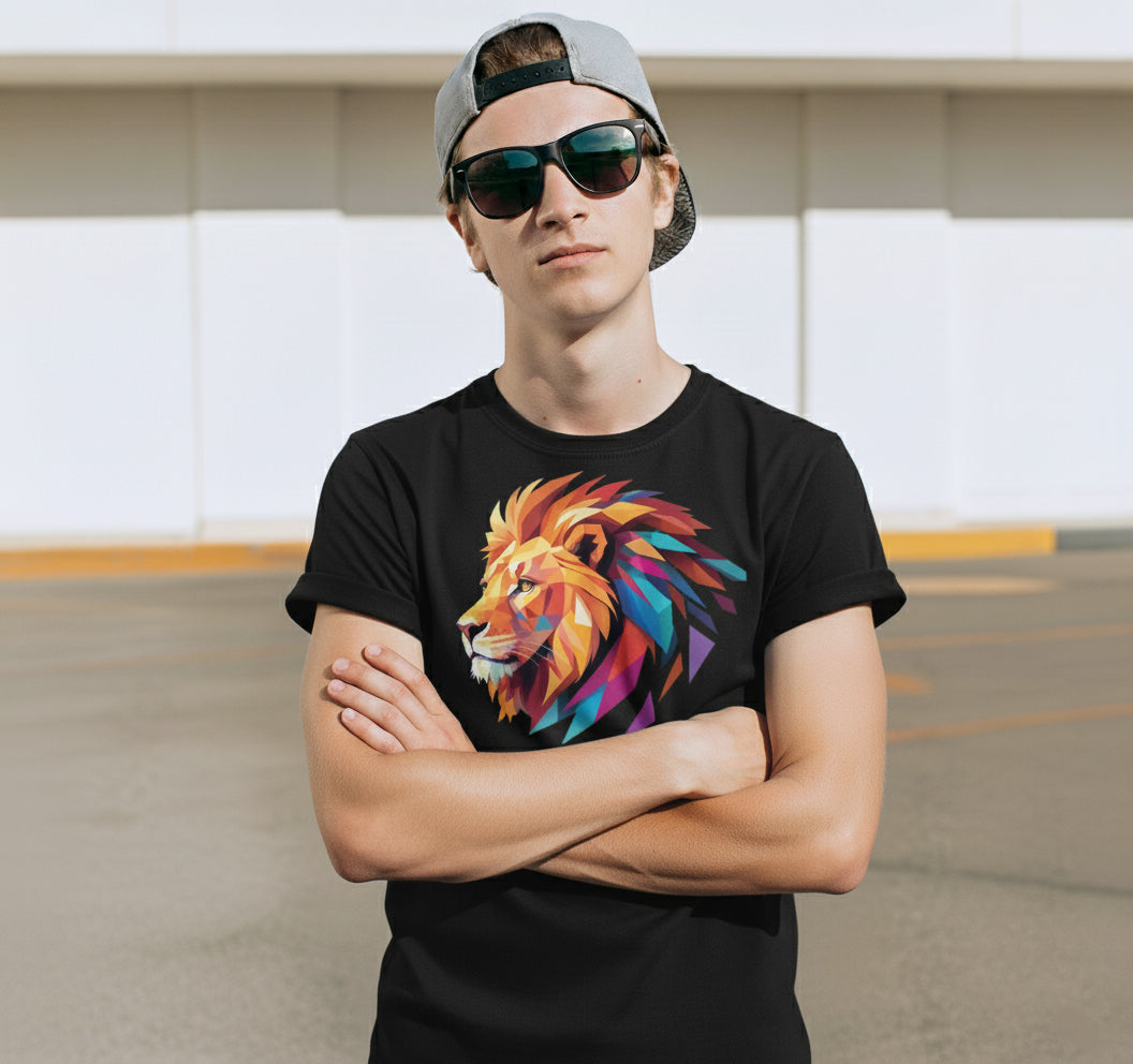 SIDE ROAR BLACK TEE