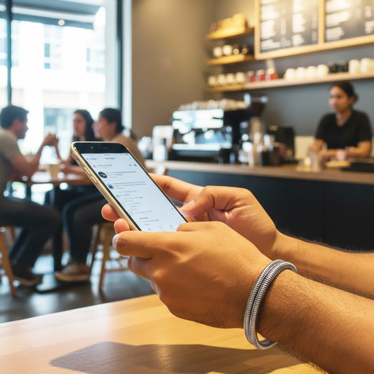 PULSERA CORDON DOBLE ACERO INOXIDABLE