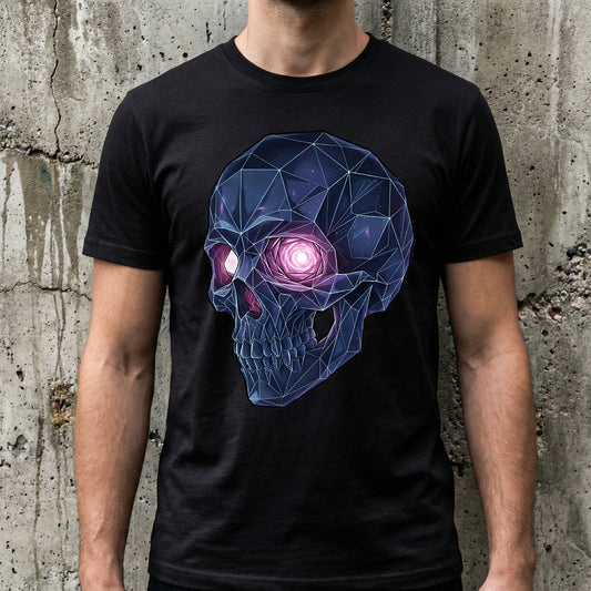 MYSTIC SKULL BLACK TEE