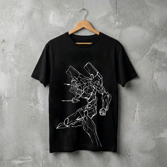 EVANGELION EVA 02 BLACK TEE