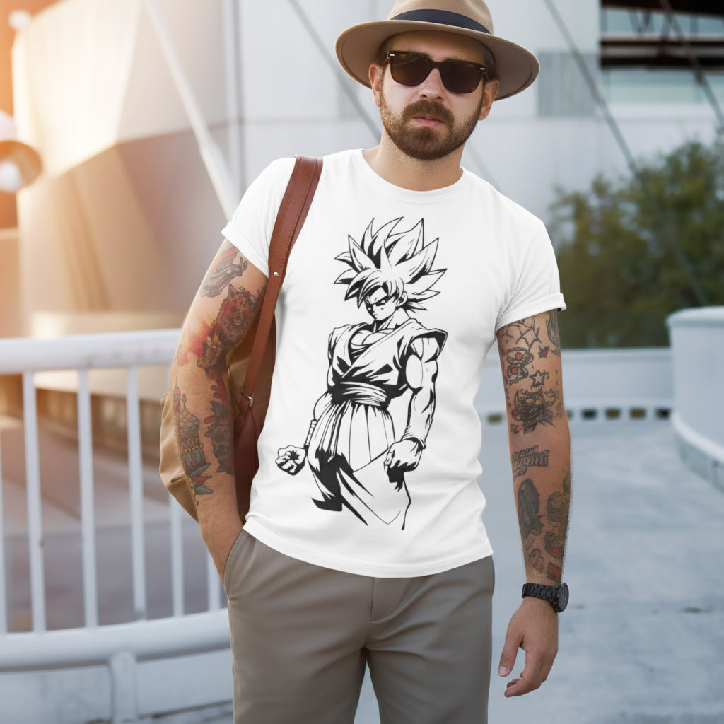GOKU WHITE SKETCH