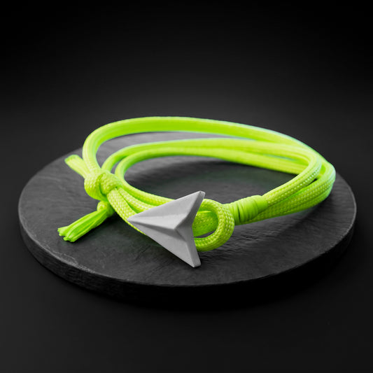 FLY. PULSERA CORDON NEON AVION DE CONCRETO