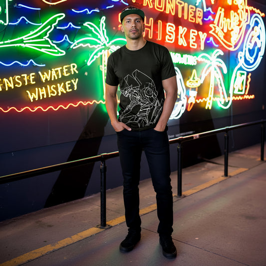 EVANGELION EVA 01 BLACK TEE