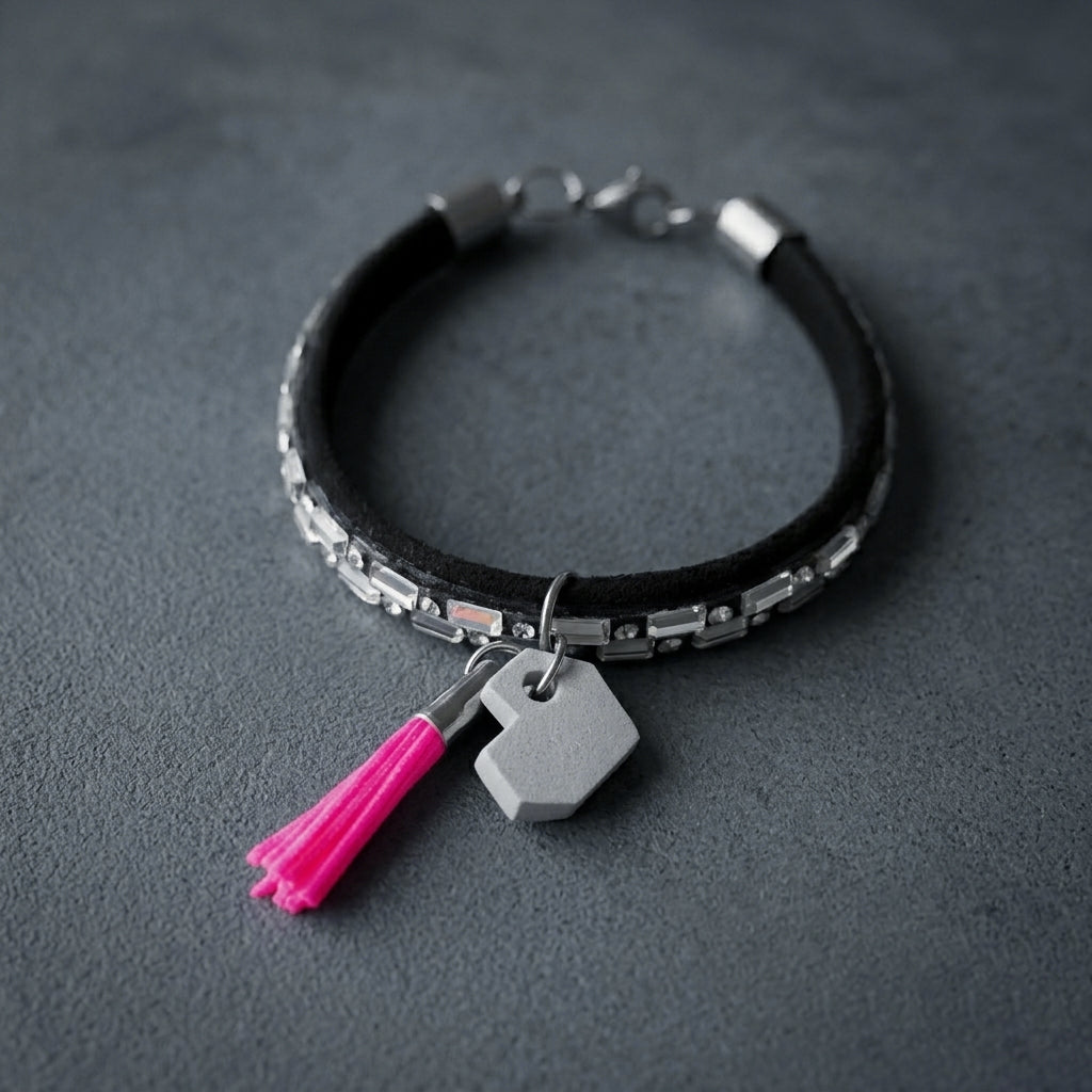 CRYSTAL SILVER PINK LOVE
