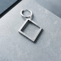 STEEL SQUARE EARRING