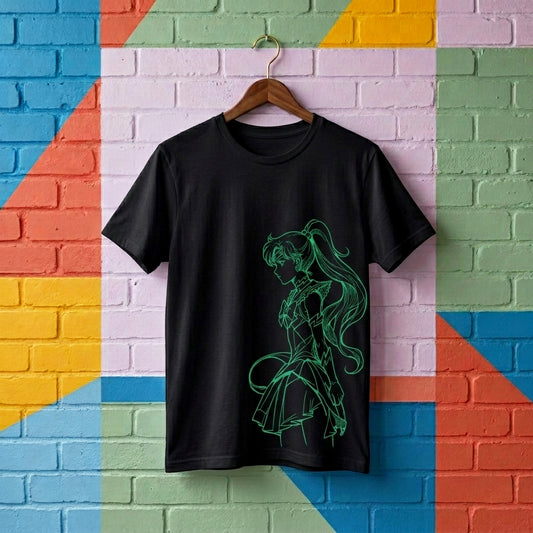 SAILOR JUPITER SKETCH PLAYERA NEGRA