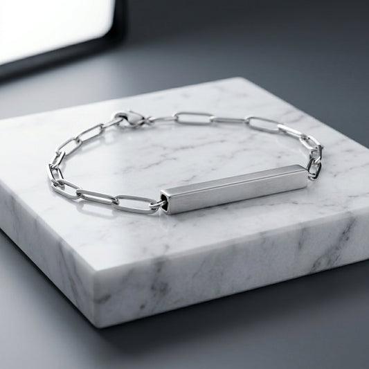 PULSERA TUBO ACERO INOXIDABLE