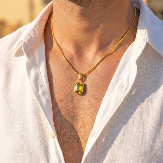 SQUARE GOLDEN CRYSTAL