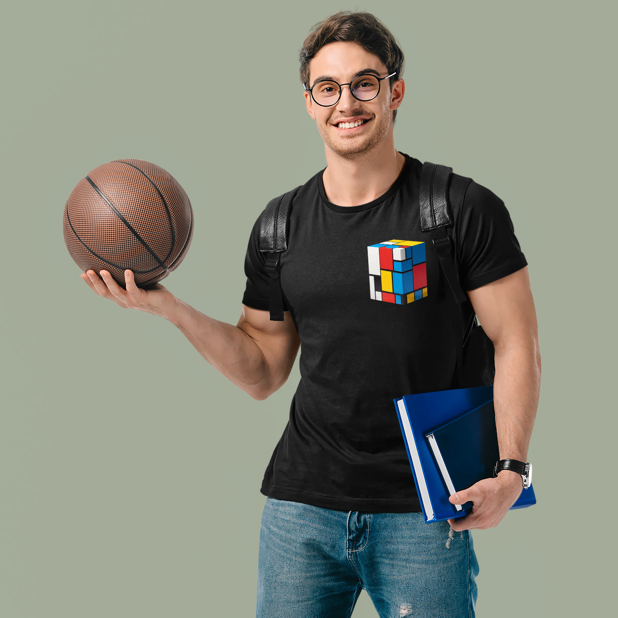 MONDRIAN BLACK TEE
