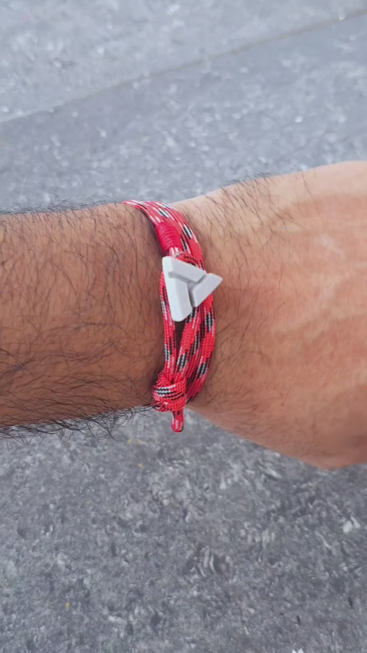 RED SLICED TRIANGLE