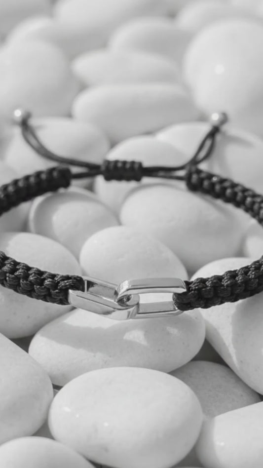 PULSERA TRENZADA ESLABONES