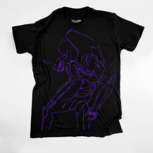 EVA 01 PURPLE BLACK TEE