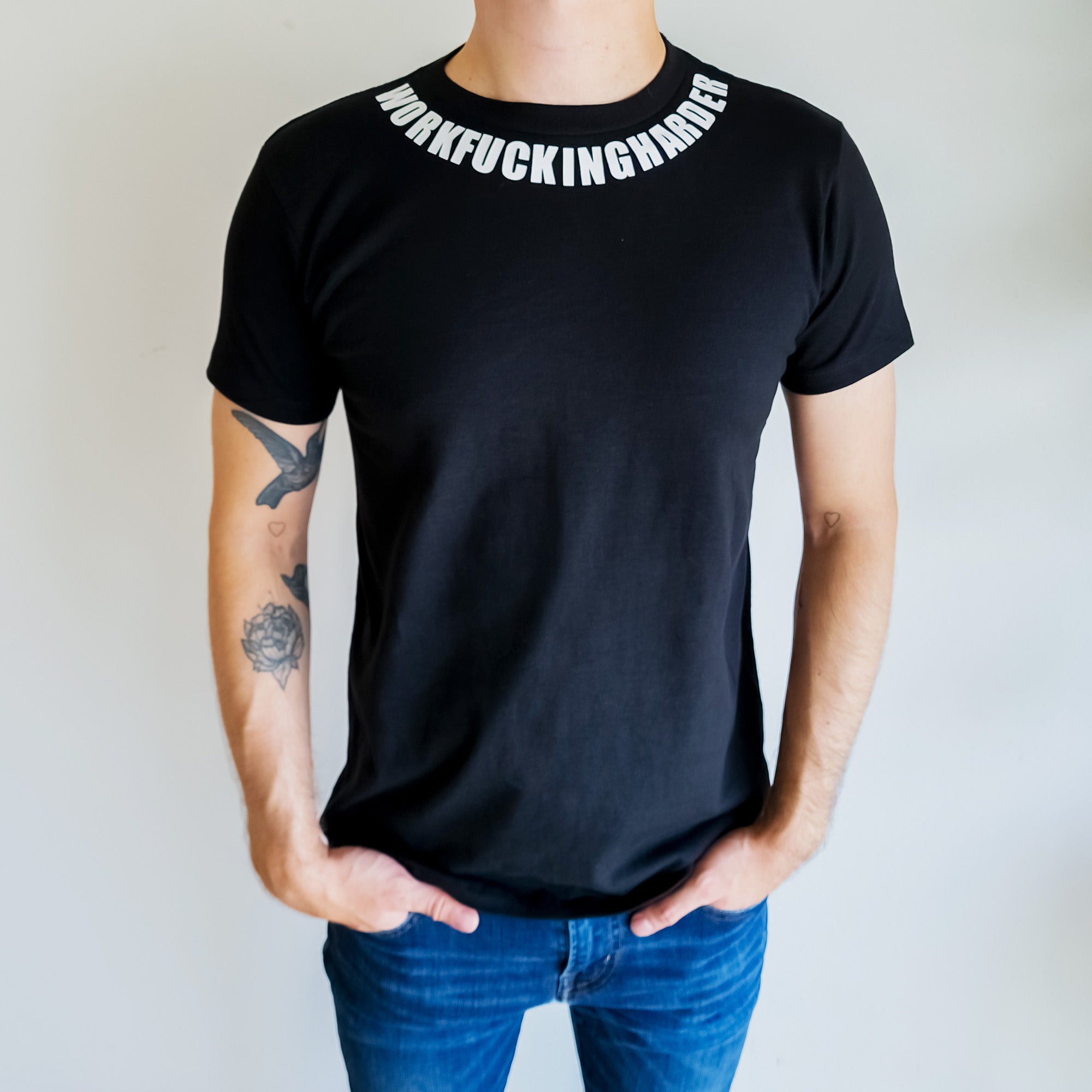 WORK BLACK TEE