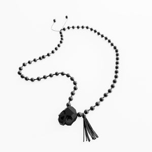 BIG SKULL STONE NECKLACE