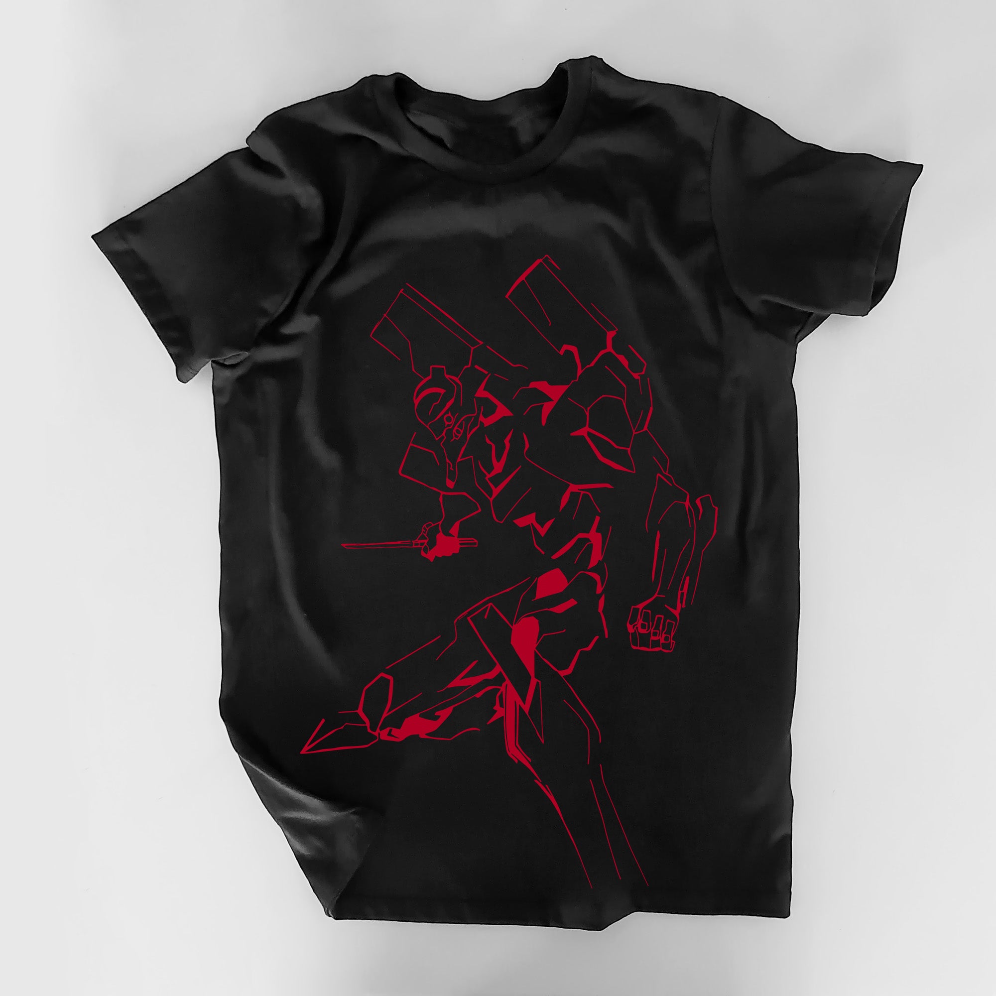 EVANGELION EVA 02 RED BLACK TEE
